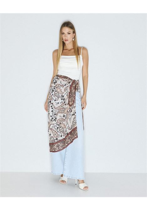 Sarong stampato ACCESS fashion | 63-4038-0091CHOCO